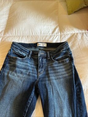 BKE Women's Dark Blue Skinny Jeans